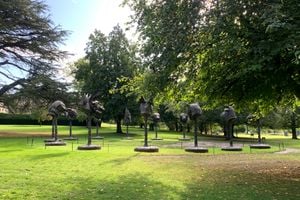 [Ai Weiwei][0], _Circle of Animals / Zodiac Heads_ (2010). Yorkshire Sculpture Park, United Kingdom. Photo: Georges Armaos.

[0]: https://ocula.com/artists/ai-weiwei/